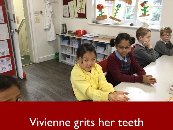 3 Vivienne grits her teeth