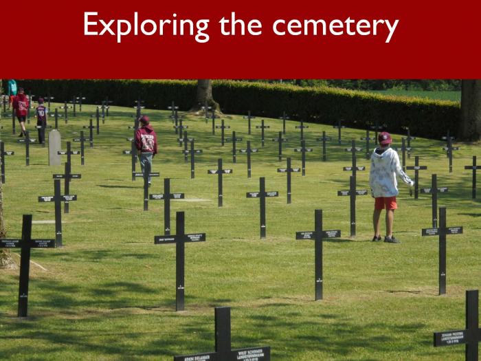 14 Exploring the cemetery