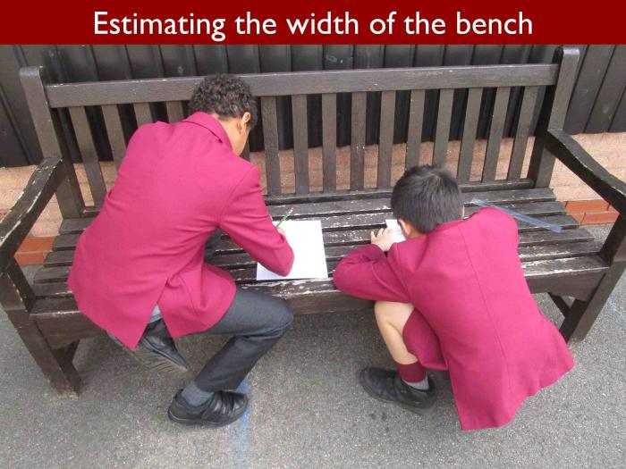 10 Estimating the width of the bench