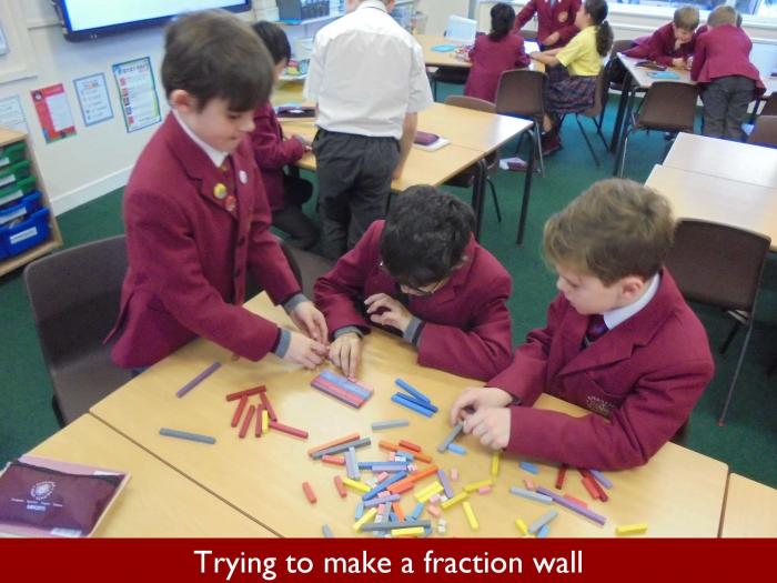 08 Trying to make a fraction wall