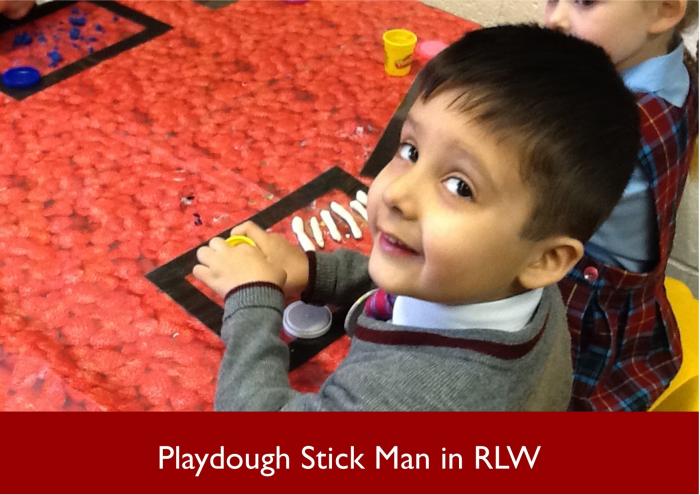 34 Playdough Stick Man in RLW