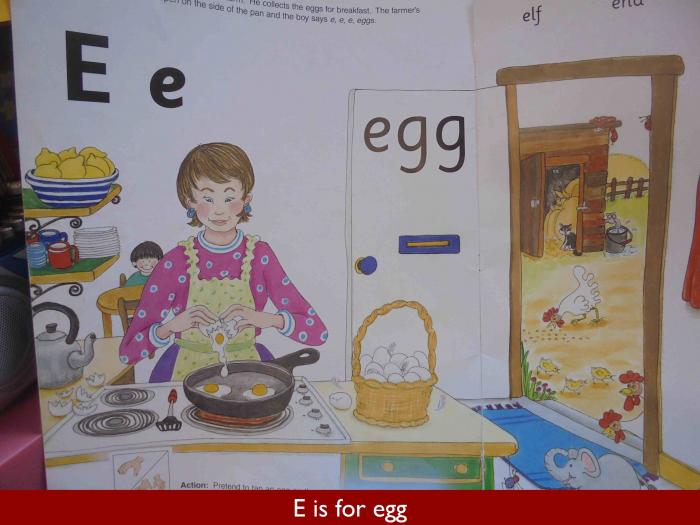 13 E is for egg