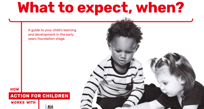 What to Expect When: A Parent Guide to Learning and Development in the Early Years 