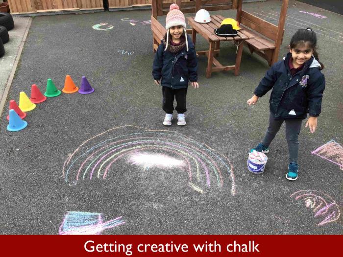 Getting creative with chalk