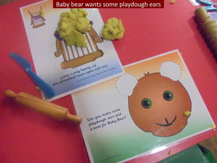12 Baby Bear wants some playdough ears