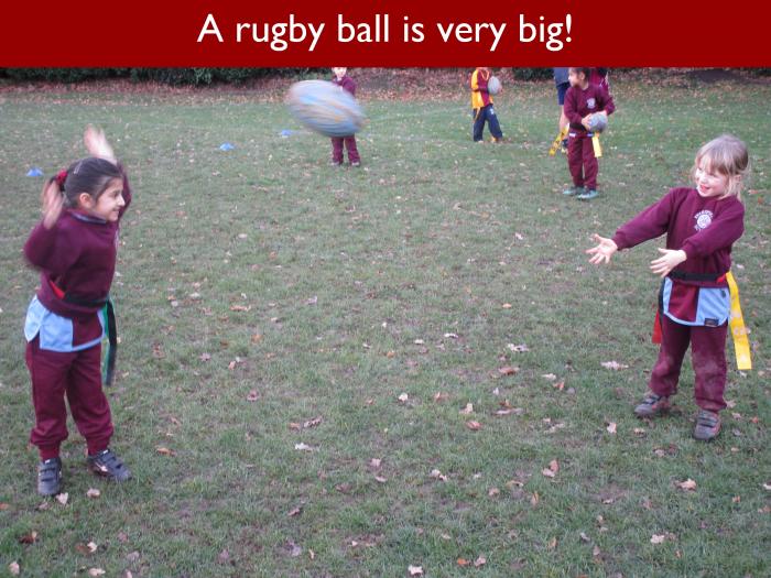 Blog Form 1 Rugby 7 A rugby ball is very big