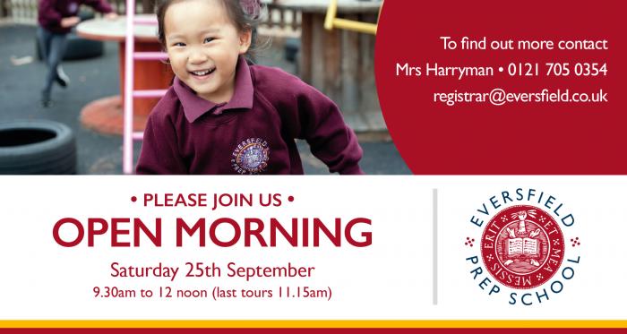 Join us for our Open Morning 