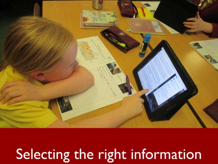 6 Selecting the right information
