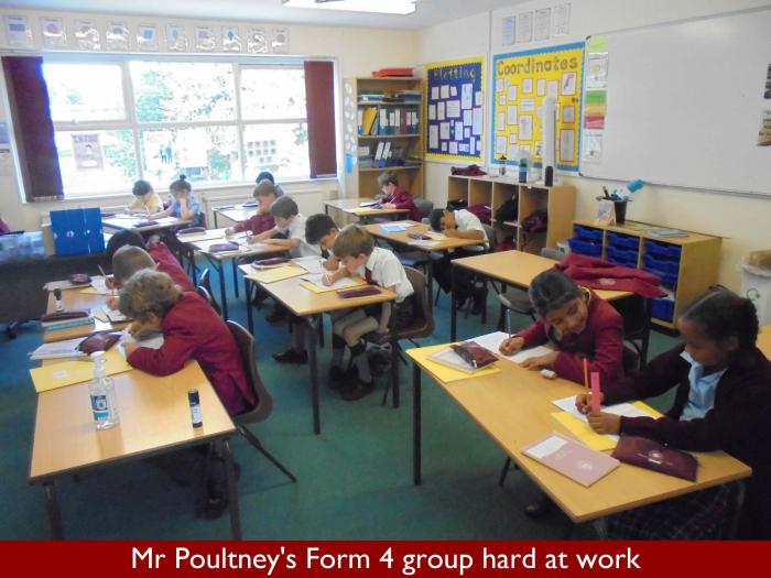 2 Mr Poultneys Form 4 group hard at work