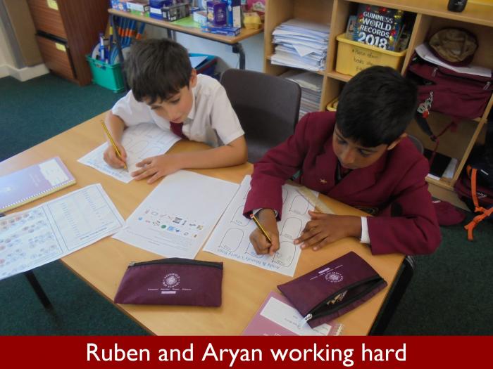 4 Ruben and Aryan working hard