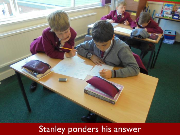 5 Stanley ponders his answer