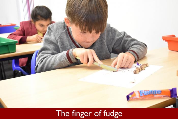 6 The finger of fudge