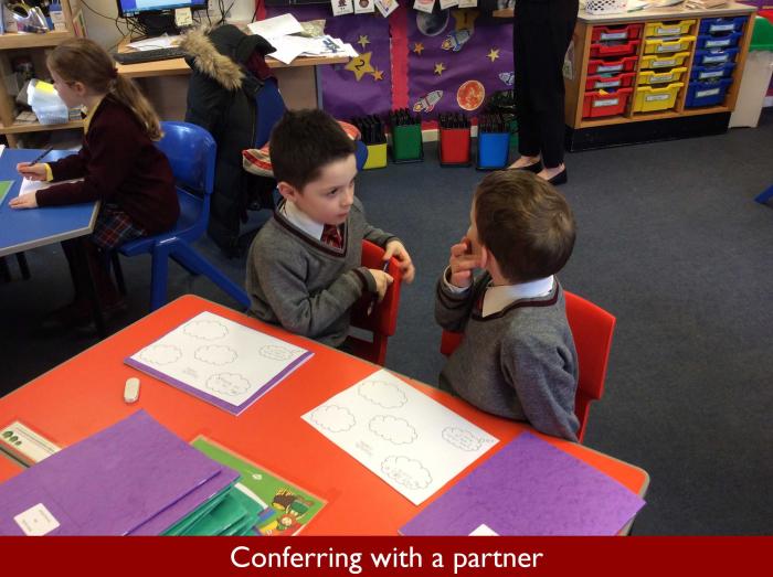 3 Conferring with a partner