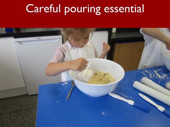 11 Careful pouring essential