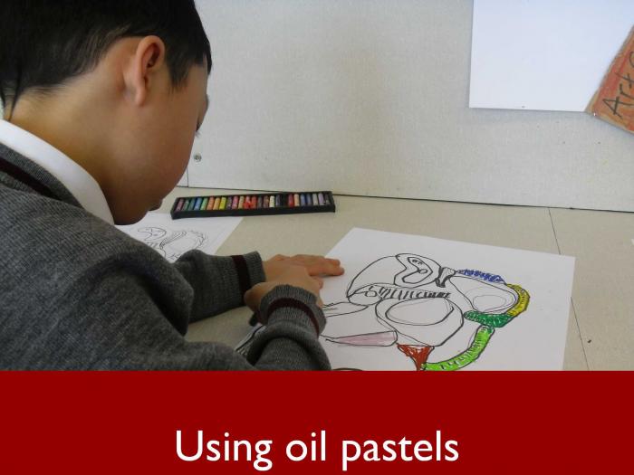 4 Using oil pastels