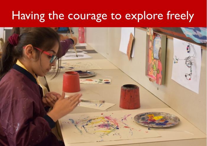 A2 Having the courage to explore freely