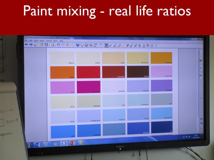 13 Paint mixing real life ratios