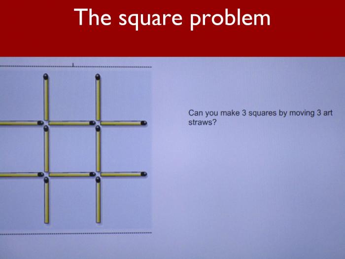 3 The square problem