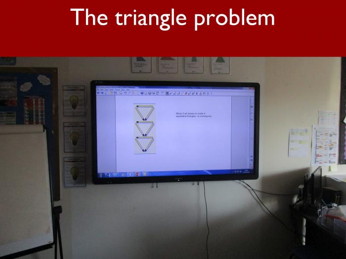 5 The triangle problem