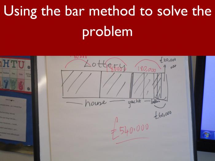 9 Using the bar method to solve the problem