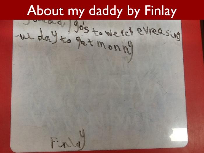 10 About my daddy by Finlay