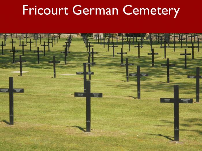 13 Fricourt German Cemetery
