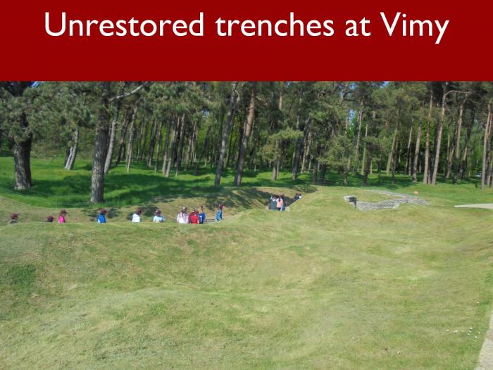 18 Unrestored trenches at Vimy