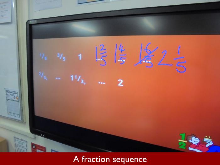 02 A fraction sequence