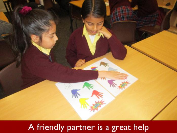 4 A friendly partner is a great help