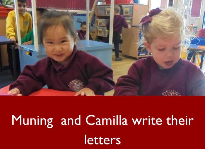 5 Muning and Camilla write their letters