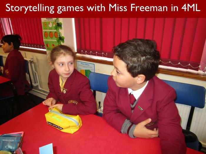 17 Storytelling games with Miss Freeman in 4ML