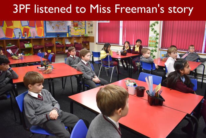 19 3PF listened to Miss Freemans story