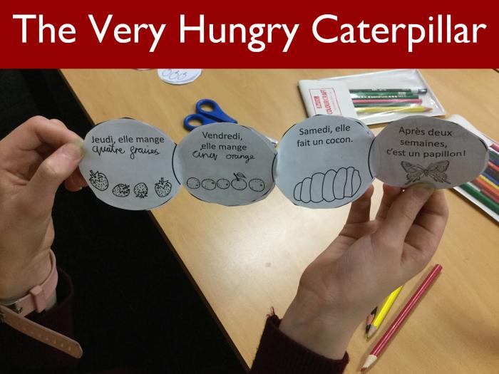 4 The Very Hungry Caterpillar in French
