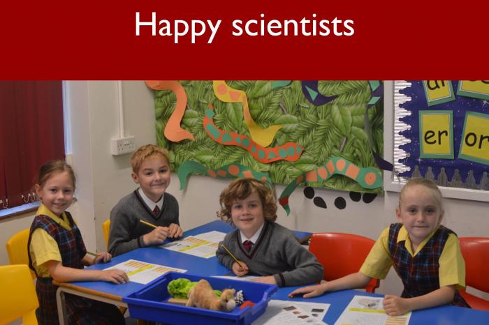 7 Happy scientists