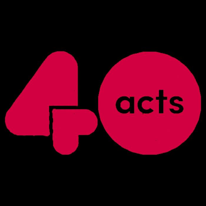 40 acts logo