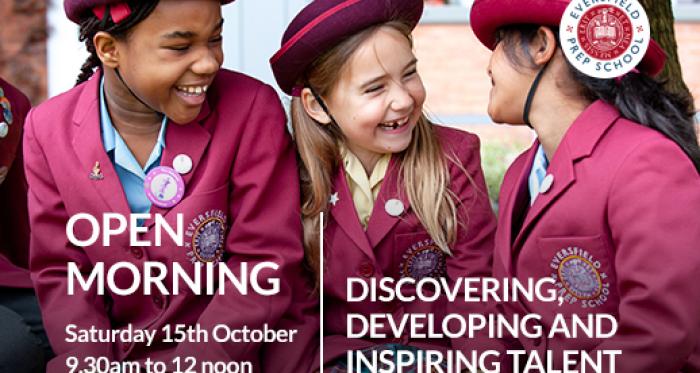 Join our Open Morning Saturday 15th October
