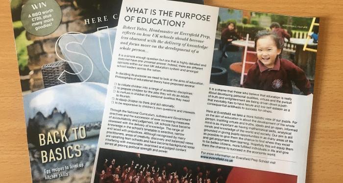 What is the Purpose of Education? Feature in Solihull Living