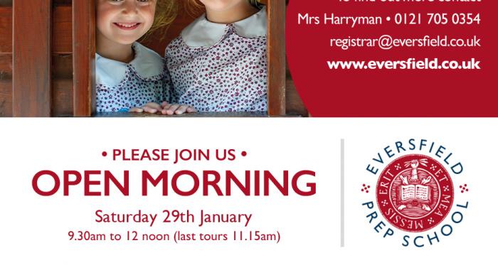 Join our Open Morning 29th January