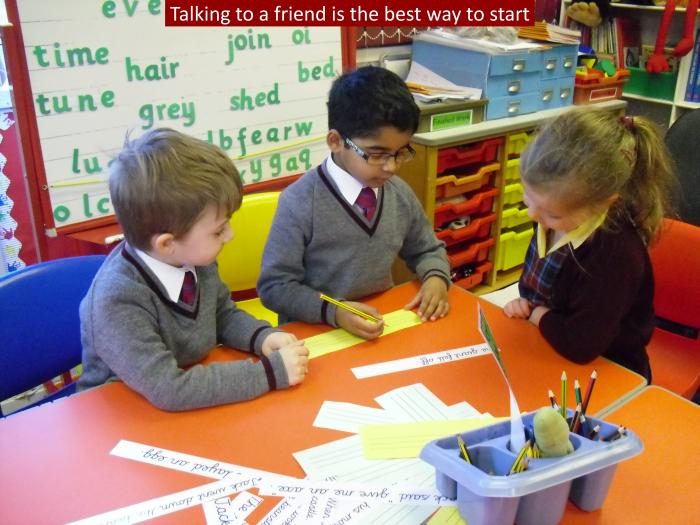 3 Talking to a friend is the best way to start