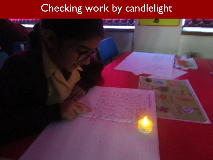 10 Checking work by candlelight