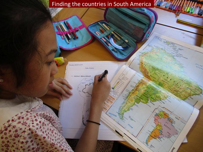 18 Finding the countries in South America