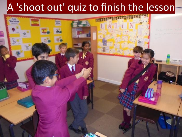 7 A shoot out quiz to finish the lesson