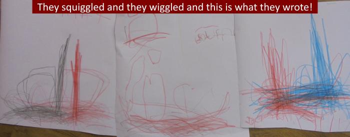 7 They squiggled and they wiggled and this is what they wrote