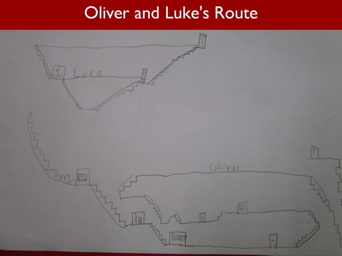 Blog Form 3 Scholars 3 Oliver and Lukes Route