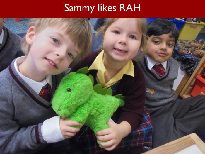 Blog RAH Dinosaurs 13 Sammy likes RAH